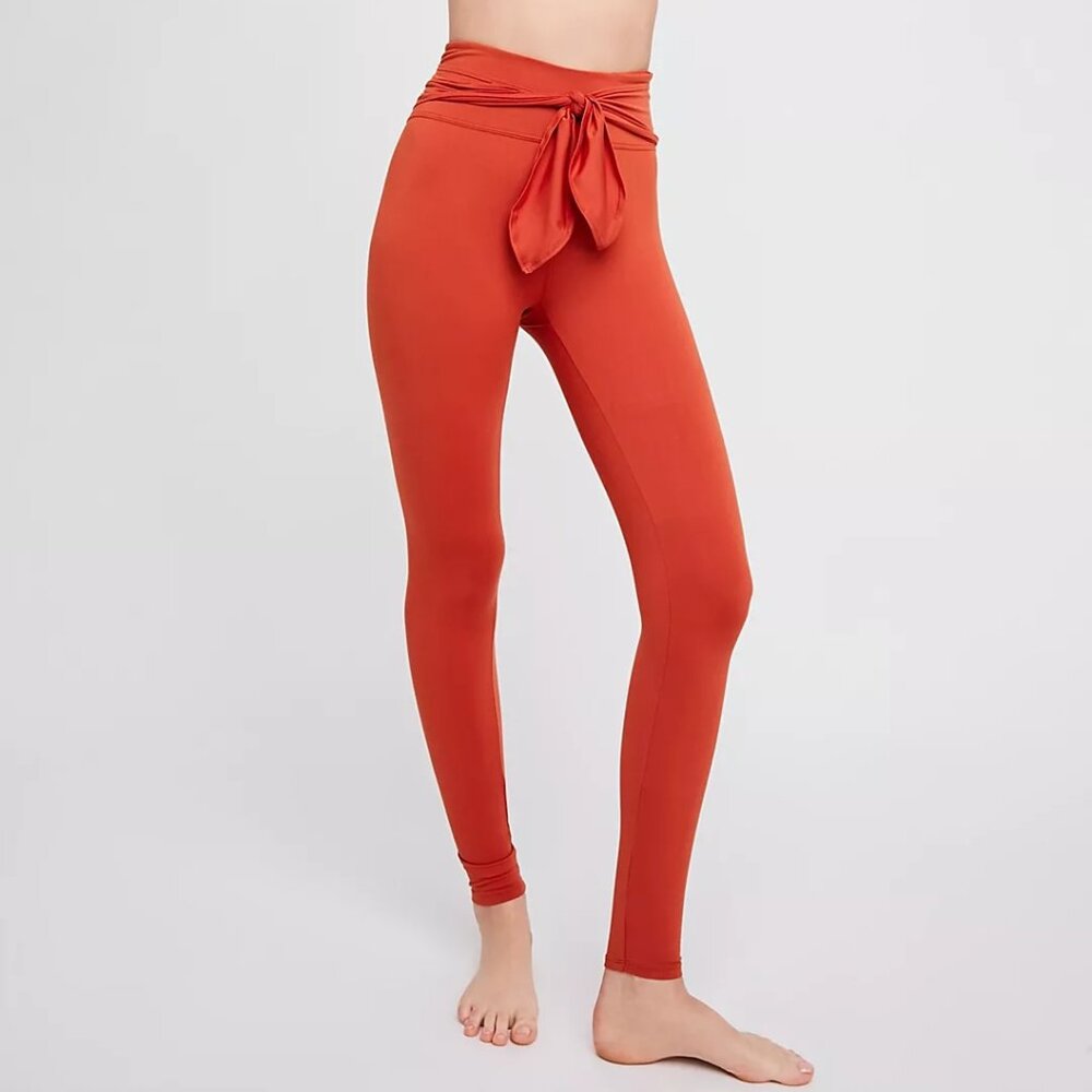 NWT Free People High-Rise Ankle Length Ursa Legging in Canyon Spice - Size Small